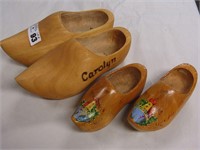 Two Pair of Wooden Shoes