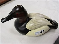 Carved Canvasback Duck - Randy Tull & P. Korman