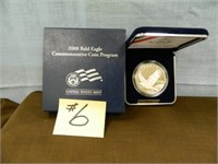 2008 Bald Eagle Comm. Proof Silver Dollar