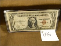 1935a Ser. $1 Silver Cert. "Hawaii" Bill