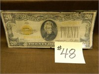 1928 Ser. $20 Gold Cert. "Jackson" Bill (Rough)