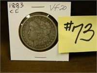 1883cc Morgan Silver Dollar VF-20
