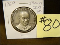 1969 Eisenhower Sterling Silver Piece