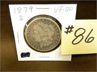 1879s Morgan Silver Dollar VF-20