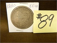 1880 Morgan Silver Dollar EF-40