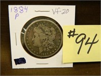 1884 Morgan Silver Dollar VF-20