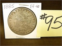 1885 Morgan Silver Dollar EF-40