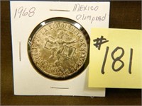 1968 Mexico Olympiad Silver Dollar