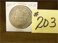 1889 Morgan Silver Dollar VF-20