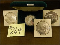 1984 Canada $1 Coin & (3) Churchill Dollars
