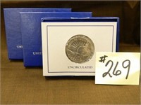 (3) 1986 U.S. Liberty Clad Half Coins