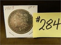 1903 Morgan Silver Dollar VF+
