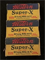 Lot of Western Super X HP 22 rounds. 3 boxes