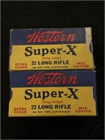 Lot of Western Super X 22 rounds. 2 boxes brand