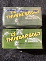 .22 Thunderbolt Long Rifle HI-Speed, 50 rimfire