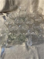 Misc glass ware