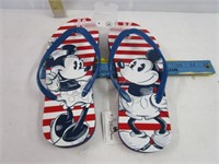 New Size 8 Mickey Mouse Flip Flops