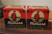 2 Monark Shotgun Shell Boxes Partially Full