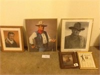 COLLECTION OF JOHN WAYNE ITEMS