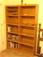 TWO MATCHING 6FT. BOOKCASES W/CONTENTS