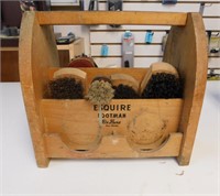 Shoe Shine Caddy and Supplies-Esquire Footman
