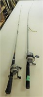 Fishing Poles (2) Zebco & Shakespeare