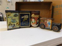 Candy and Coffee Tins
