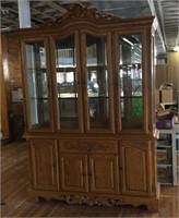 Large Glass-front China Cabinet