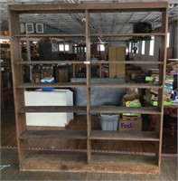 Large Wood Bookcase / Shelf