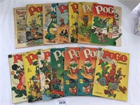 14 pcs. Vintage Pogo Possum Comic Books