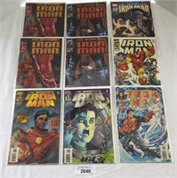 9 pcs. Iron Man Comic Books