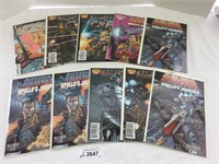 10 pcs. Battlestar Galactica Comic Books