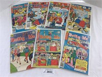 7 pcs. Betty and Me Comic Books