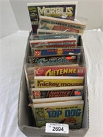 Short Box of Misc. Vintage Comic Books