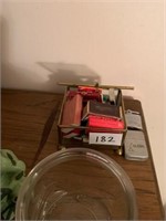 LOT OF VINTAGE LIGHTERS AND MATCHES