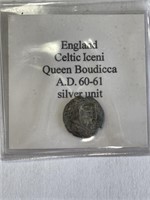 England Celtic Iceni Queen Boudicca A.D. 60-61