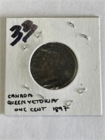 1897 Canada Queen Victoria One Cent