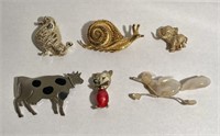 6 Pendants and Pins