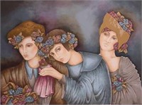 Haya Ran- Original Serigraph "Brides maids"