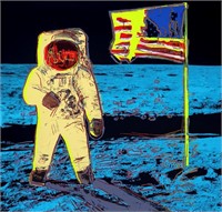 Andy Warhol- Silk Screen "The Moonwalk"