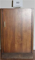 Cabinets-single door cabinet measures 28.5" tall