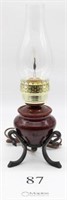 Vintage Lamps-set of two electric lamps on metal