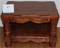 Table set-two end tables measuring 19.75" tall by