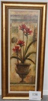Framed pictures-42.75" tall by 18.75" wide,