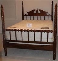 4 poster bed frame 64" tall x 56" wide and