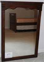 Wood Framed Mirror 42" tall x 30" wide and