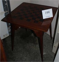 Wood game table-26" tall by 24" wide by 24" deep