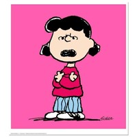 Peanuts, "Lucy: Pink" Hand Numbered Limited Editio