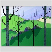 "Over Hills" Limited Edition Giclee on Canvas by L