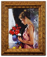 Igor Semeko- Hand Embellished Giclee on Canvas "Bl